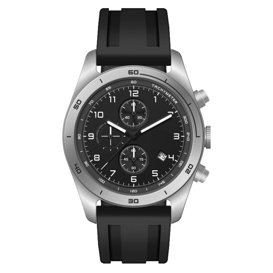 Horloge Arizona - Zilver Zwart