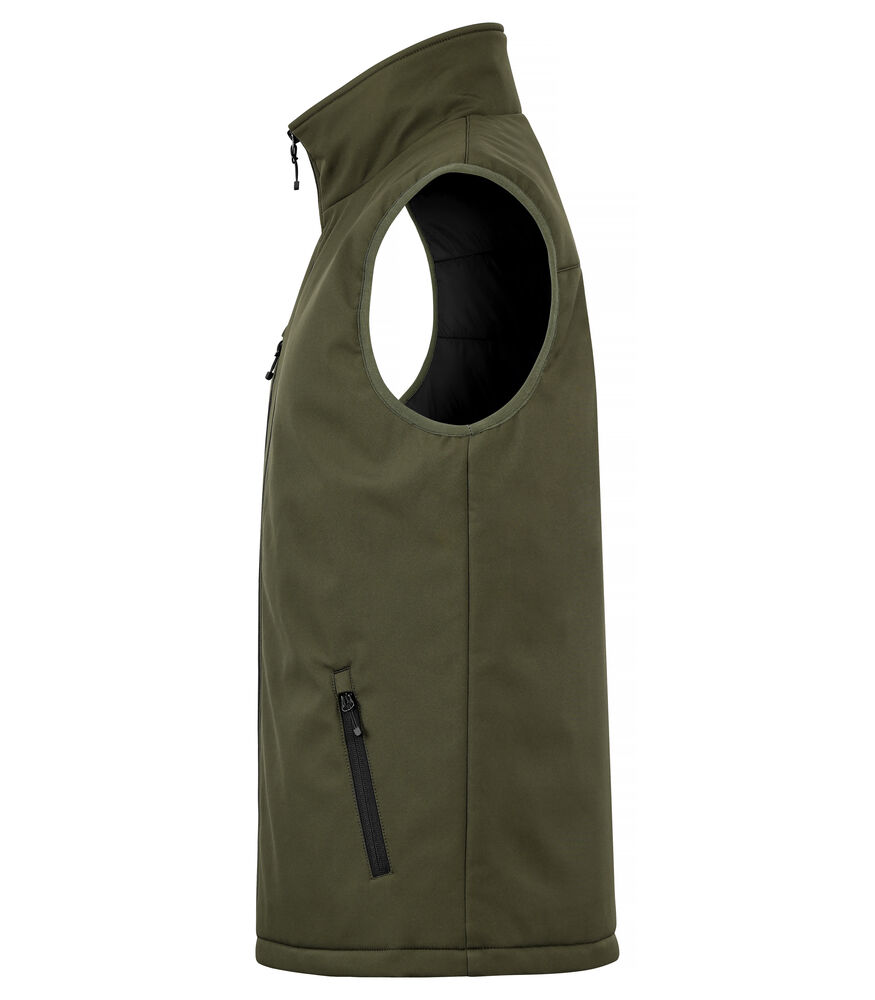 Clique - Padded Softshell Vest Mistgroen L