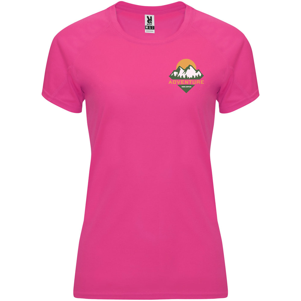 Bahrain 135 g/m² sportshirt met korte mouwen voor dames
