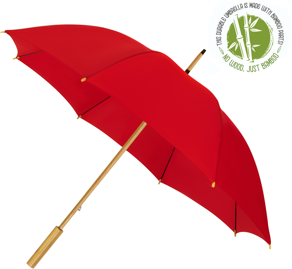 FALCONE - ECO - Handopening - Windproof - 102 cm - rood (± PMS 1797C)