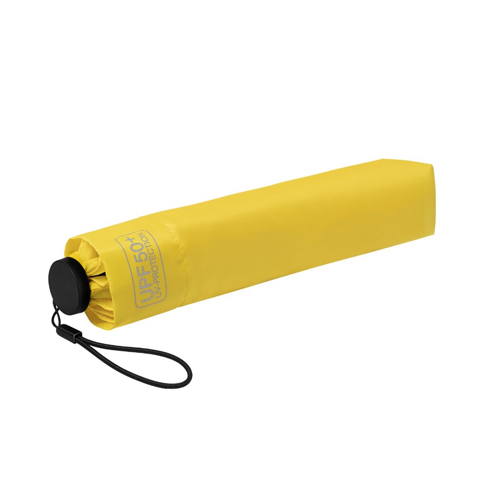 FALCONETTI - Opvouwbare zomerparaplu - Handopening - Windproof - 91 cm - Geel