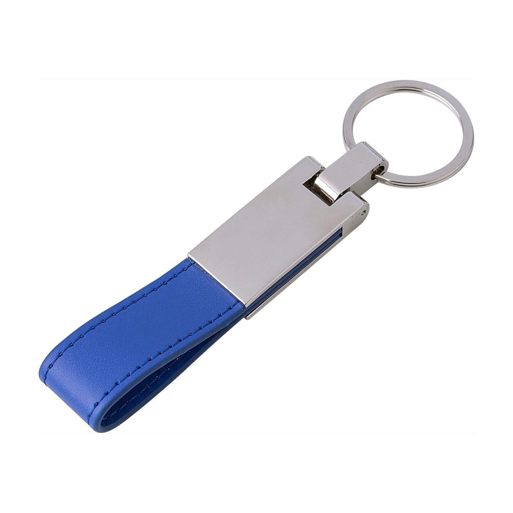 Sleutelhanger Keon | Staal en synthetisch leer