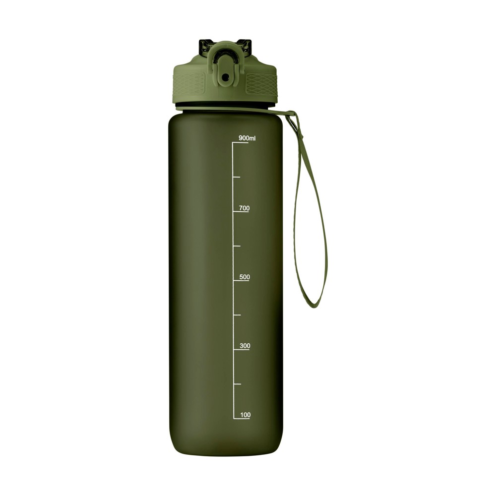 AquaSport RCS Recycled Water Bottle 1 L - donkergroen (± PMS 7762C)
