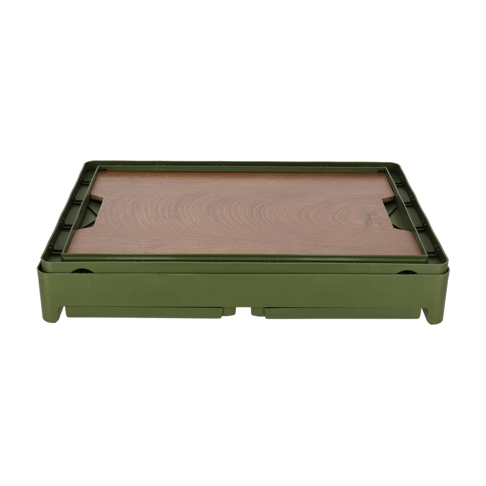 NORLÄNDER Krat Met Houten Deksel & Koeltas Groen