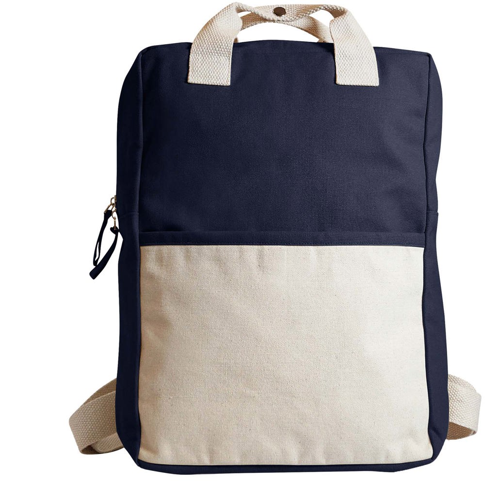 Citizen Green Naturback organische katoenen rugzak - Marineblauw