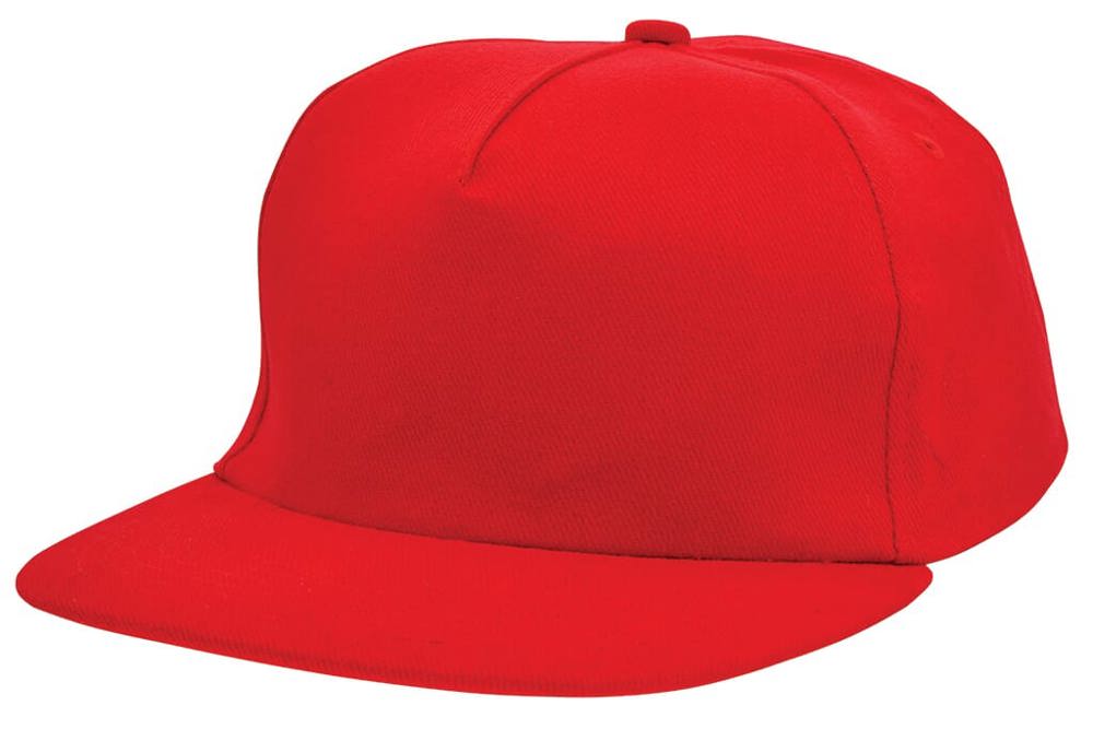 Brushed baseball cap - Rood (199C) / Rood
