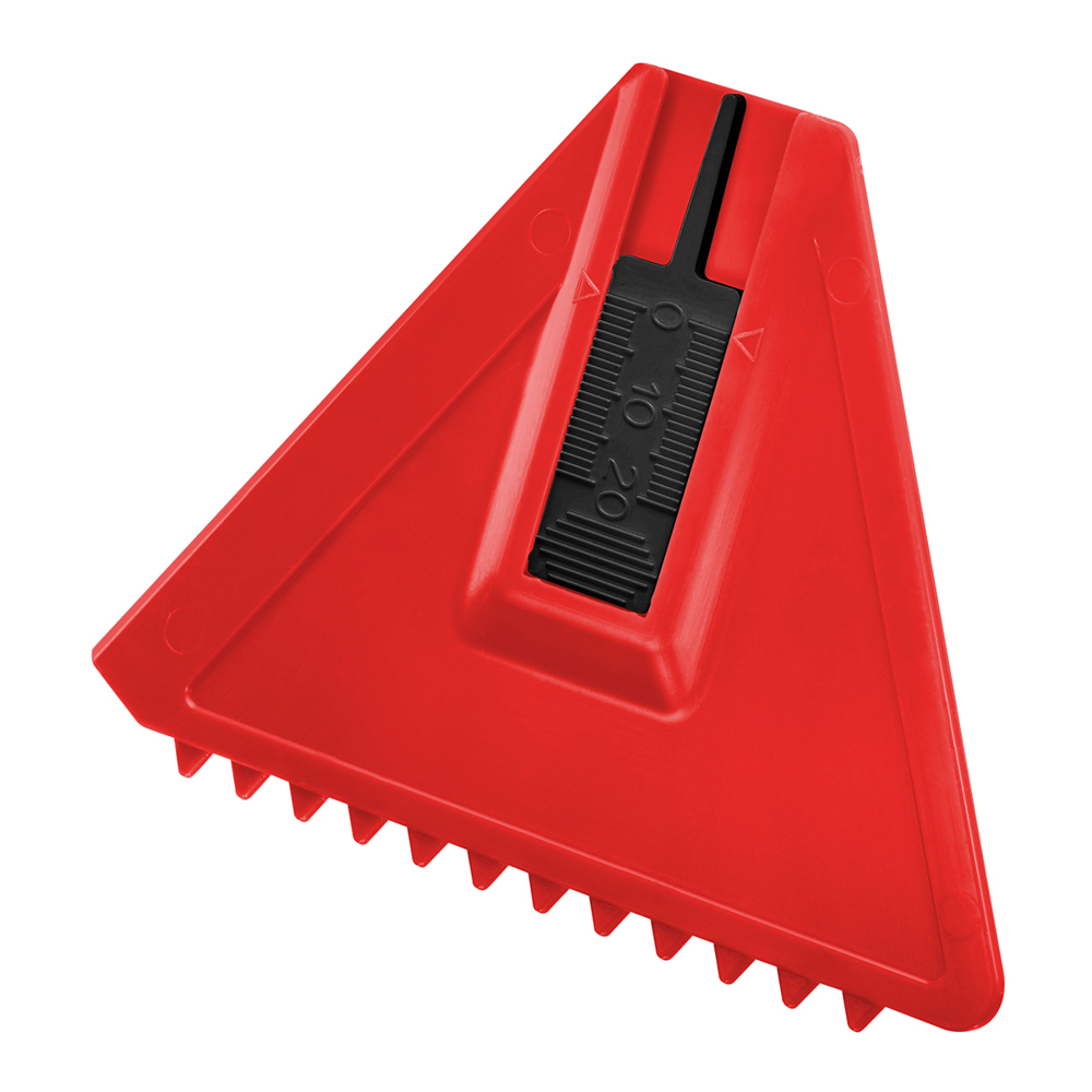 IJskrabber "Duo" - zwart/rood