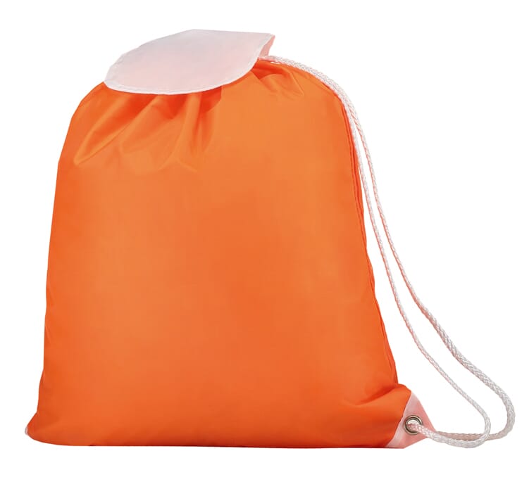 Promotas met flap - Oranje (PMS 165c) / Wit