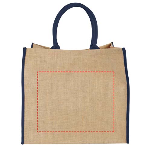 Harry jute draagtas met gekleurde accenten 25L