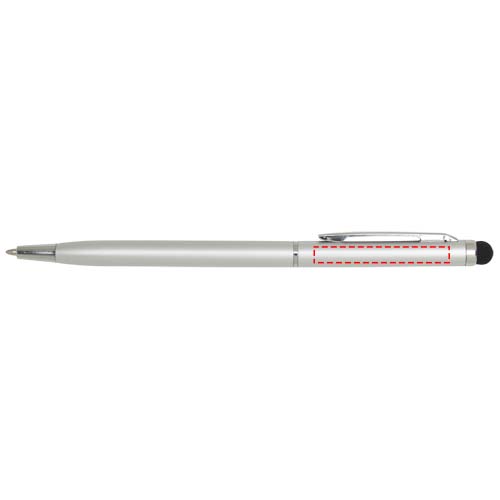 Ore aluminium balpen met stylus (blauwe inkt)