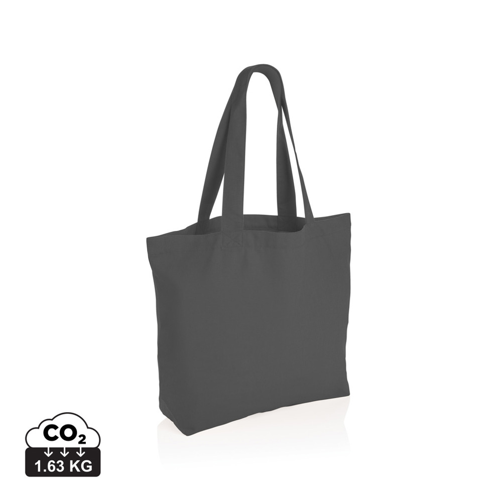 Impact Aware™ re-canvas shopper met vakje 240gsm ongeverfd