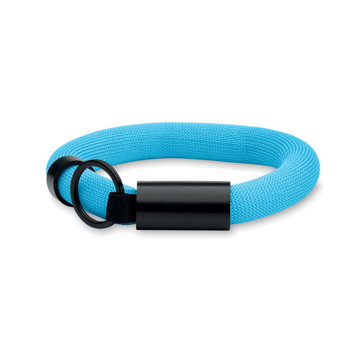 POLLY - Drijvende sleutelhanger polsban - turquoise