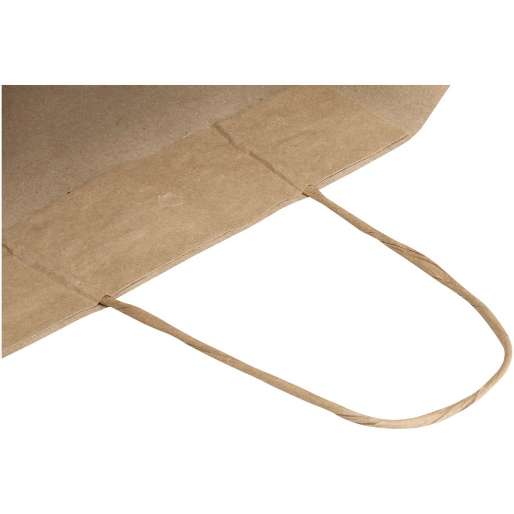 Kraft papieren tas 80–90 g/m² met gedraaide handvatten – 25 x 15 x 32 cm