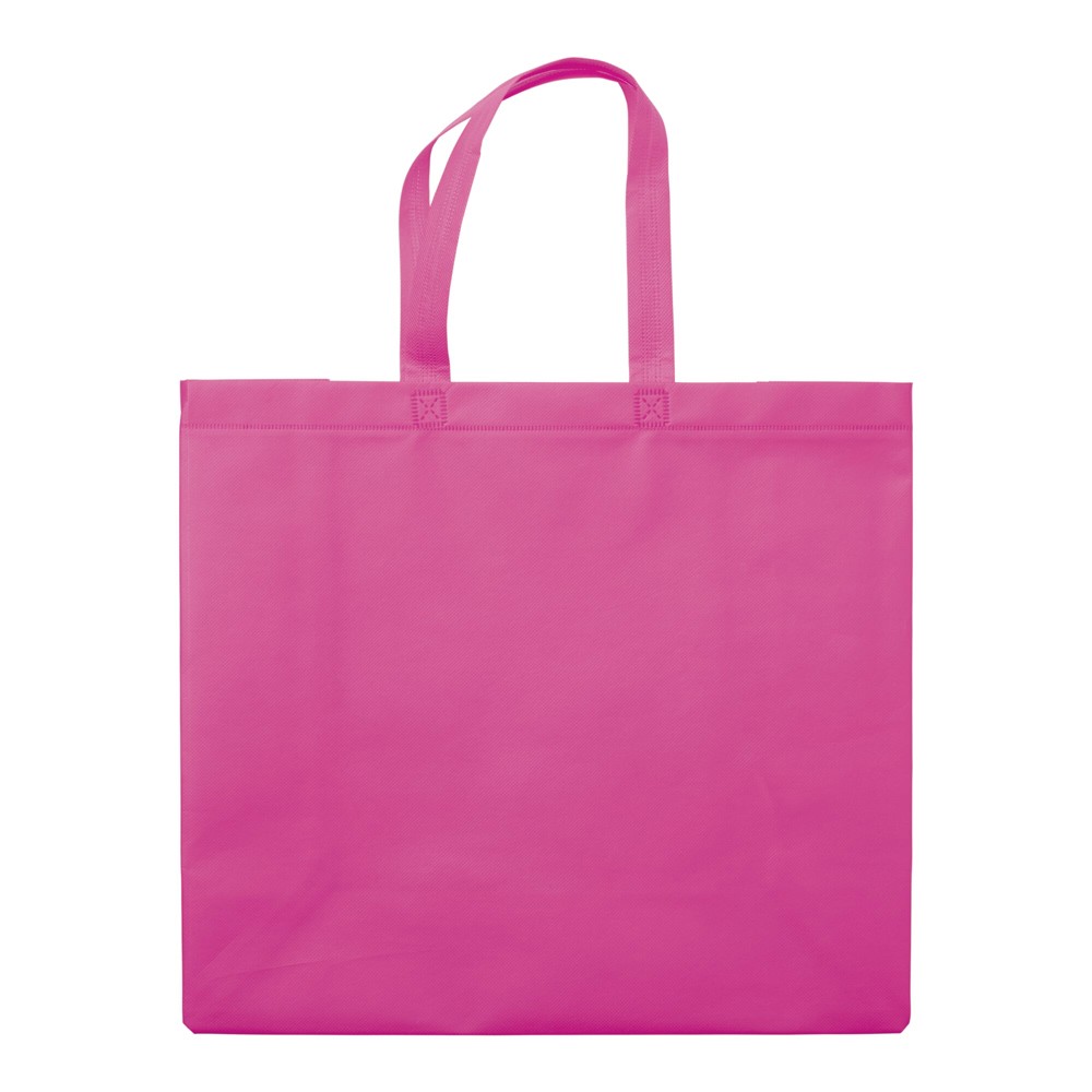 Draagtas gelamineerd non-woven groot 105g/m² - Roze
