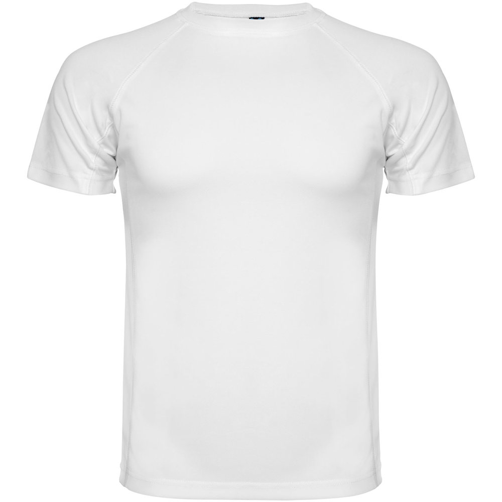 Montecarlo 150 g/m² sportshirt met korte mouwen voor heren - Wit
