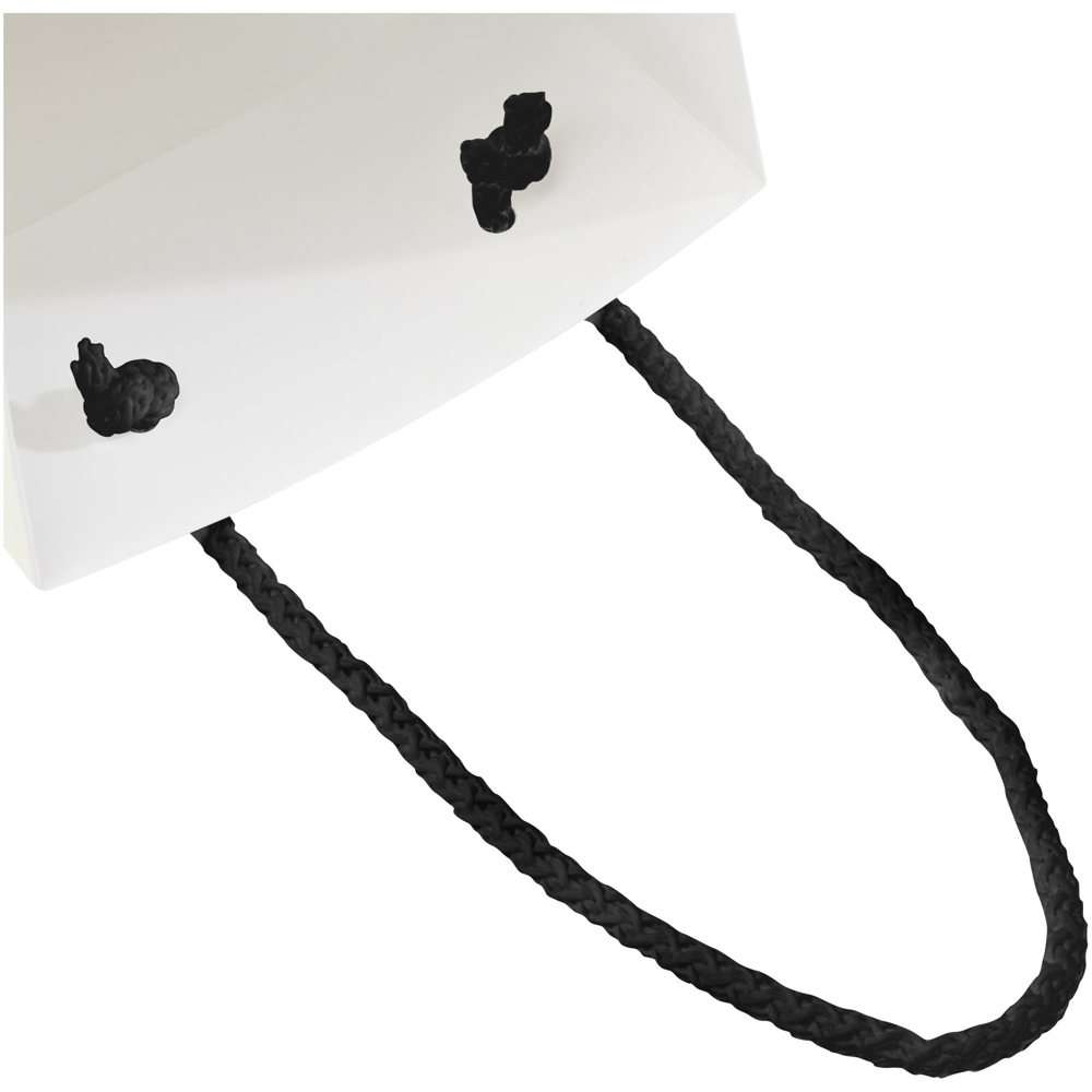 Handgemaakte 170 g/m2 integra papieren wijnflestas met PP woven handgrepen - 12 x 9 x 37 cm