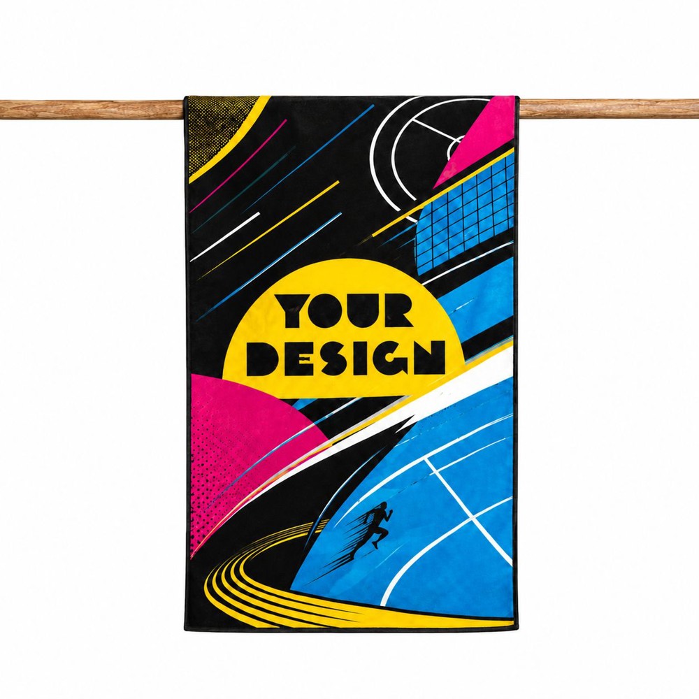 Custom-made sport handdoek 50 x 100 (full colour) met 200gsm