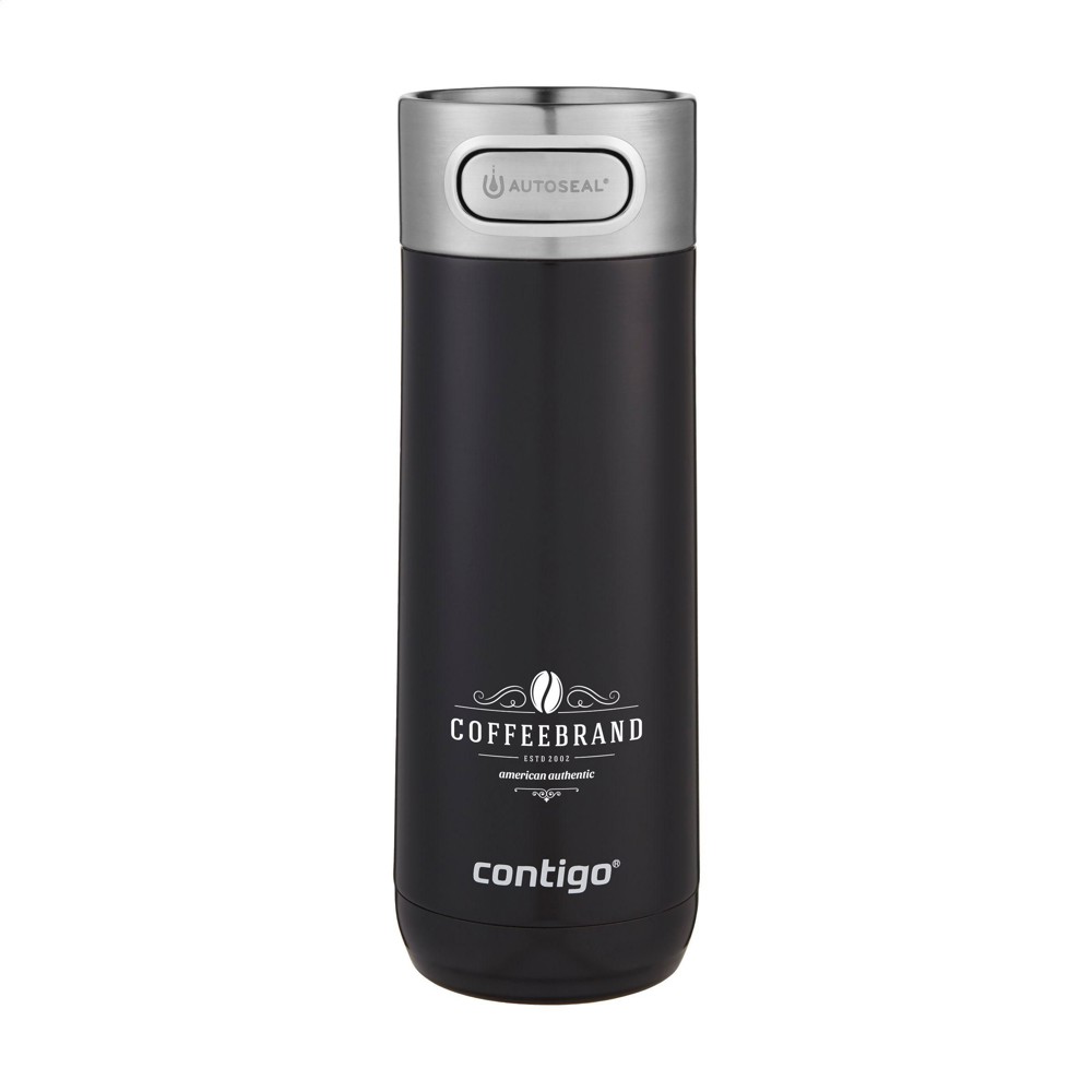 Contigo® Luxe AUTOSEAL® 470 ml thermosbeker - zwart (± PMS Black)