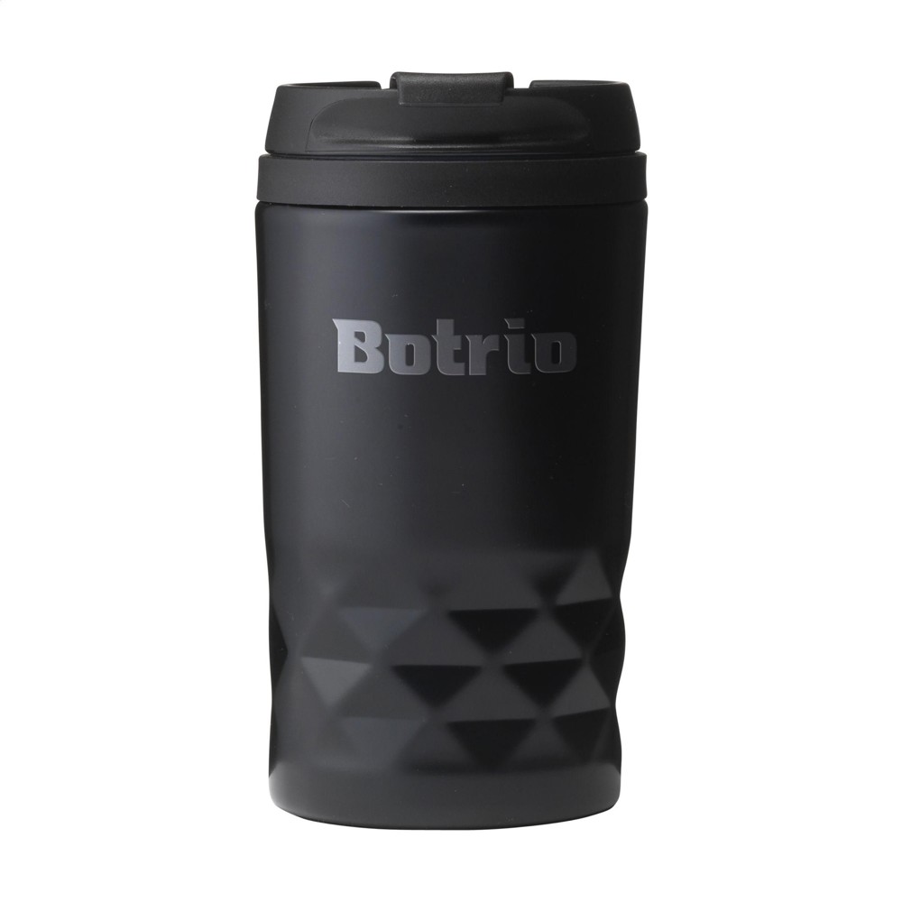 Graphic Mini Mug RCS Recycled Steel 250 ml thermosbeker - Zwart