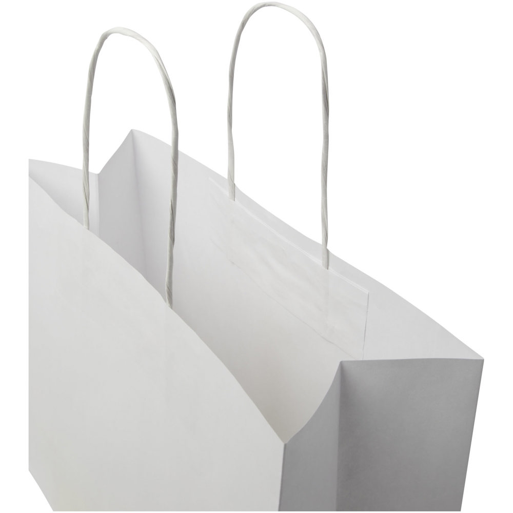 Papieren tas 120 g/m2 gemaakt van kraftpapier met gedraaide handvaten - 31 x 12 x 25 cm