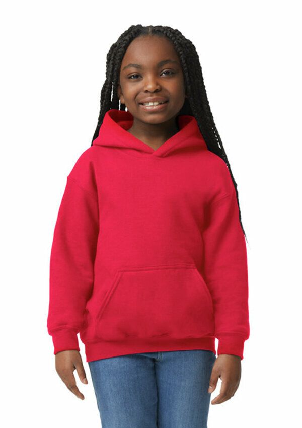 Gildan Heavy Blend Hooded Sweater for kids - 40 Red