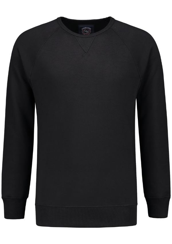 Lemon & Soda Heavysweat Raglan Sweater - Black