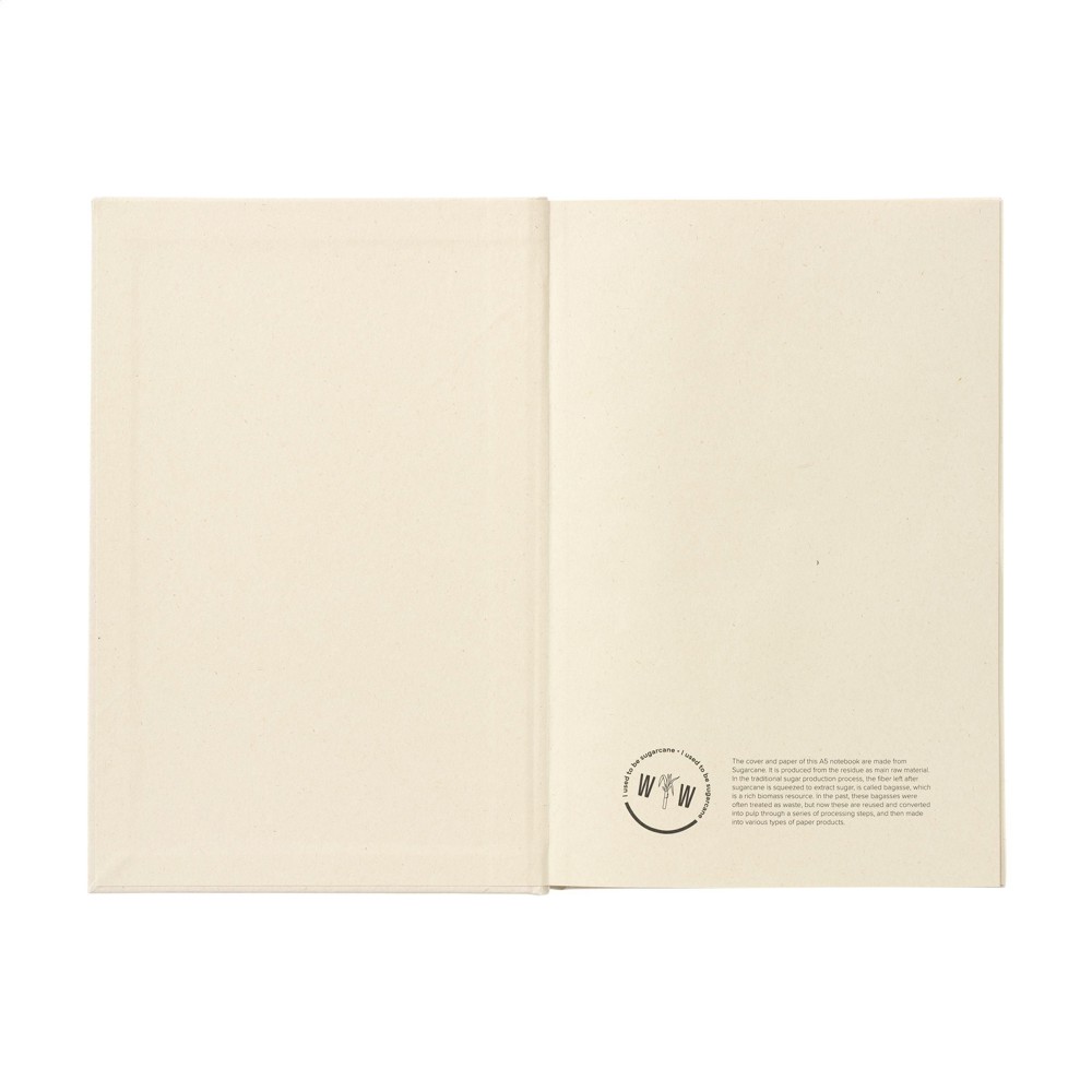 Bagasse Sugarcane Notebook A5 notitieboek