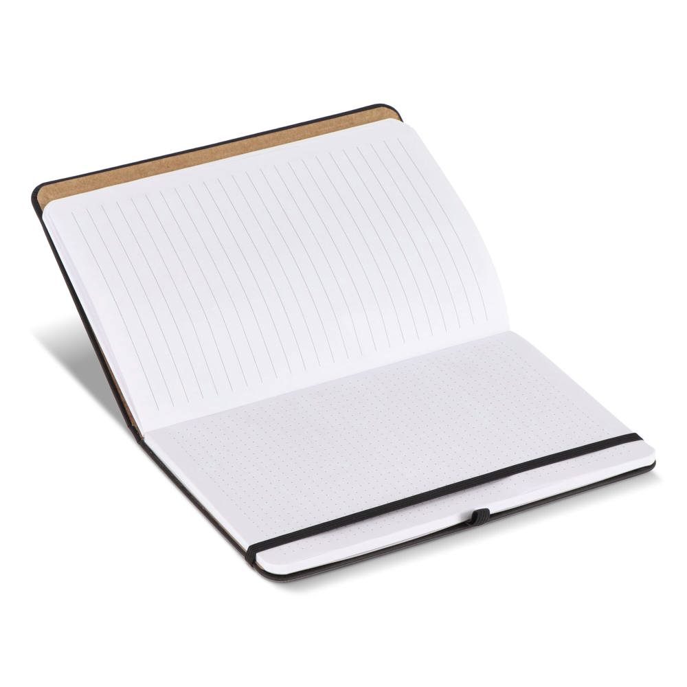 Notitieboek Olmo hardcover PU A5 met sticky notes