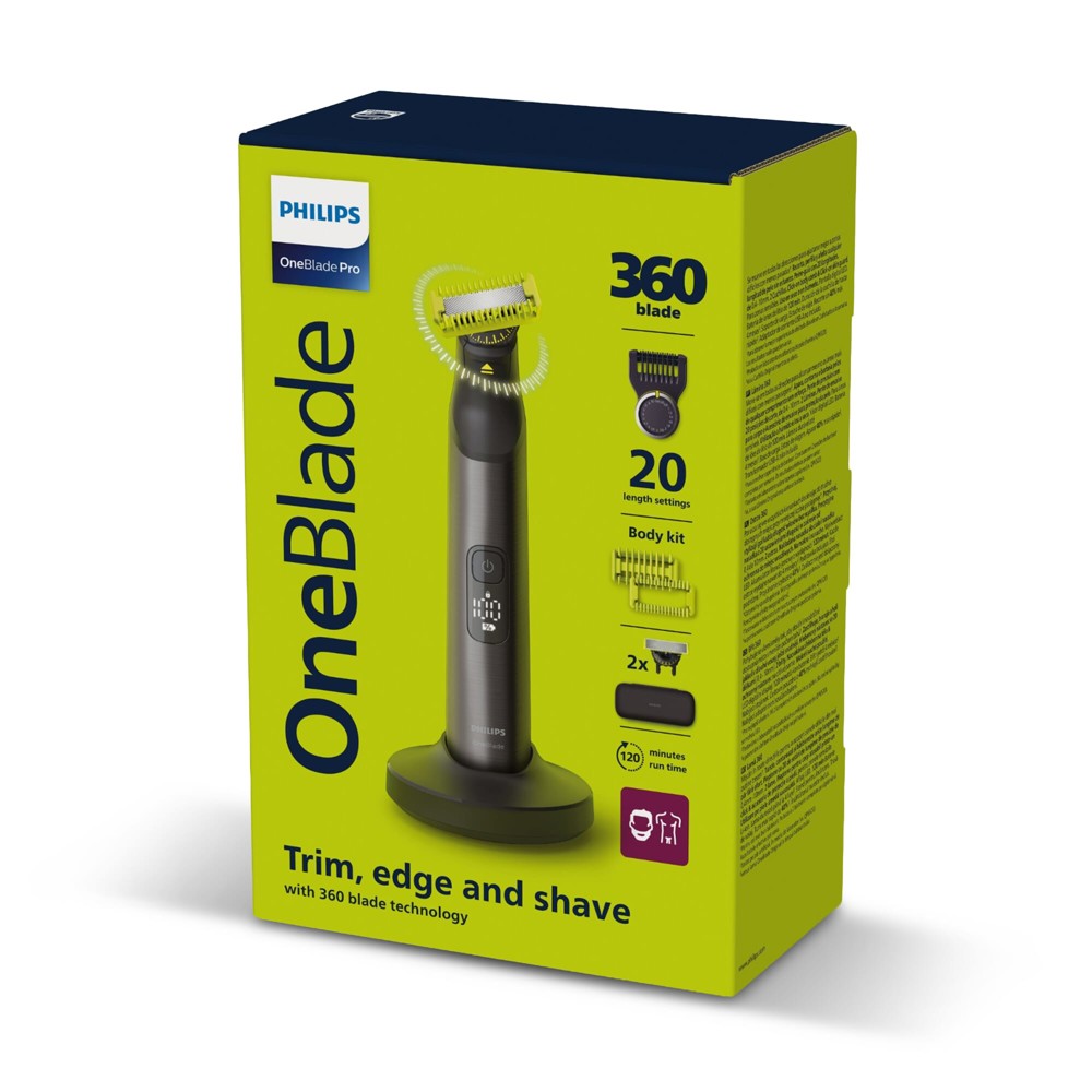 QP6652/61 Philips OneBlade Pro 360 Face + Body Multigroomer