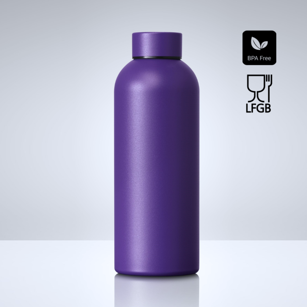 Active Set: thermische waterfles 500 ml & automatische paraplu