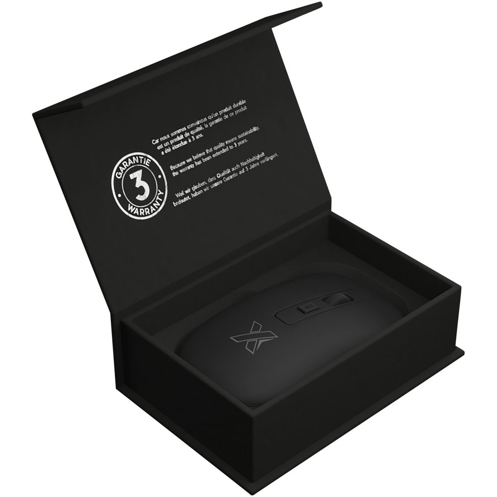 SCX.design O22 antibacteriële draadloze muis met oplichtend logo