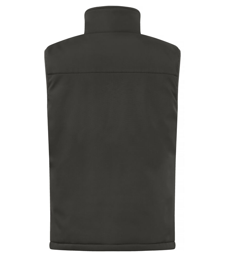 Clique - Padded Softshell Vest Donkergrijs 3XL