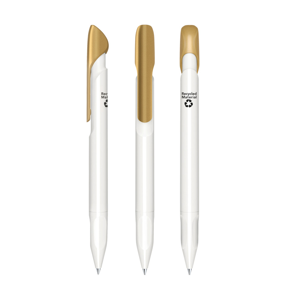 senator® Evoxx Polished Recycled LC balpen - wit/guud