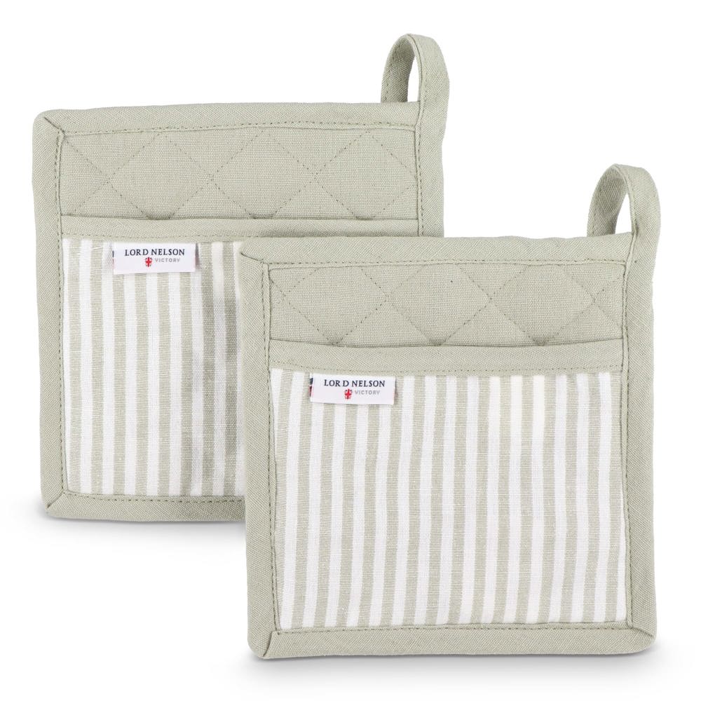 Lord Nelson Victory ovenwanten set 2 stuks - Lichtgroen / Wit