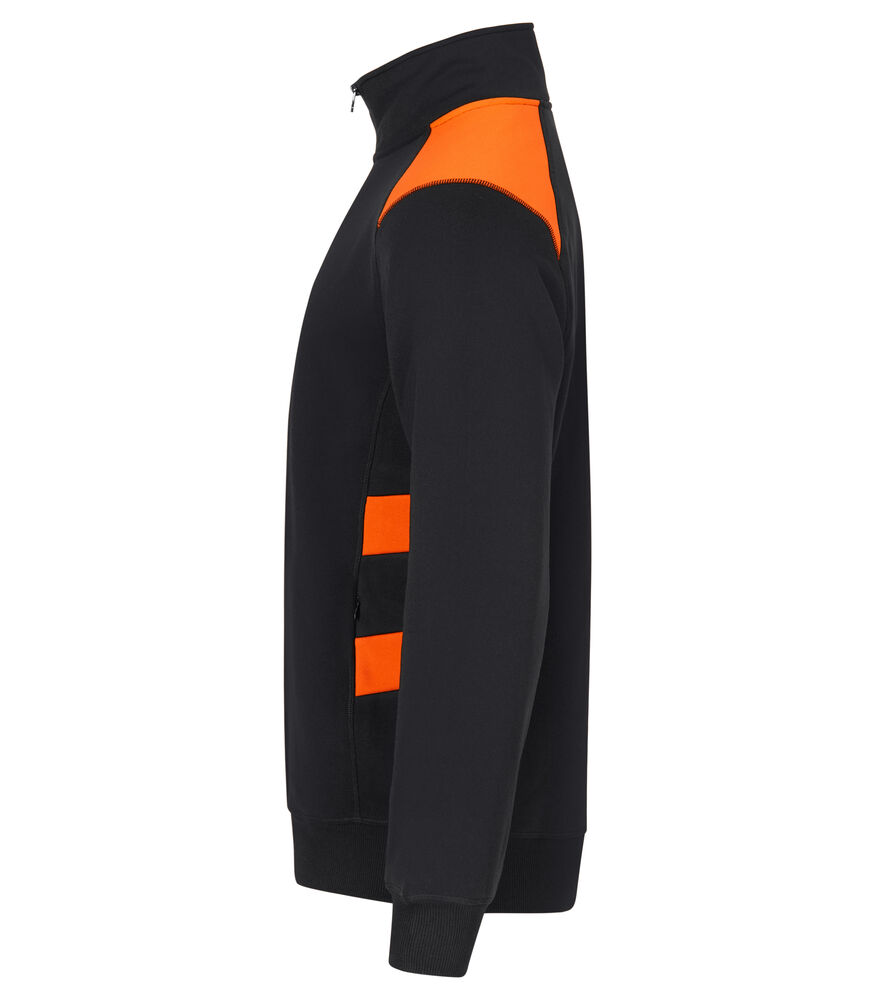 Clique - Ambition Half Zip Signaaloranje XL