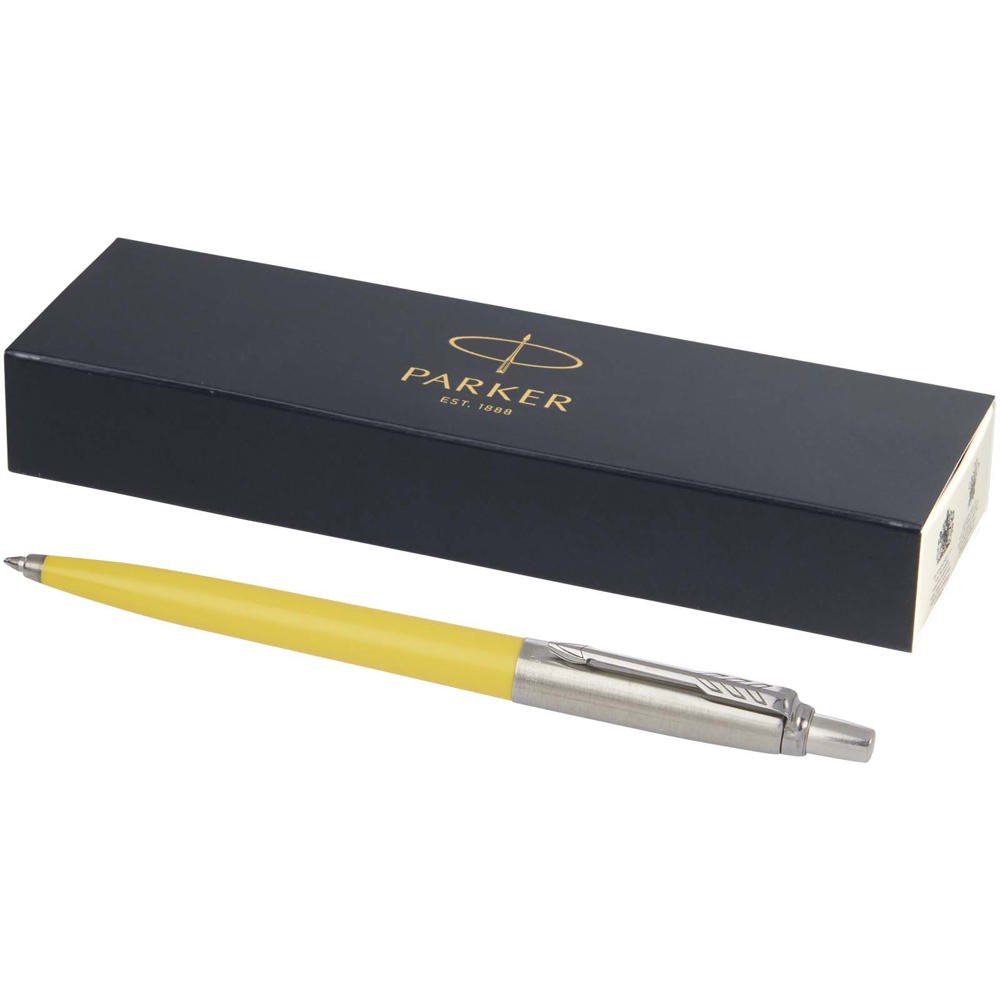Parker Jotter gerecyclede balpen (blauwe inkt) - Geel