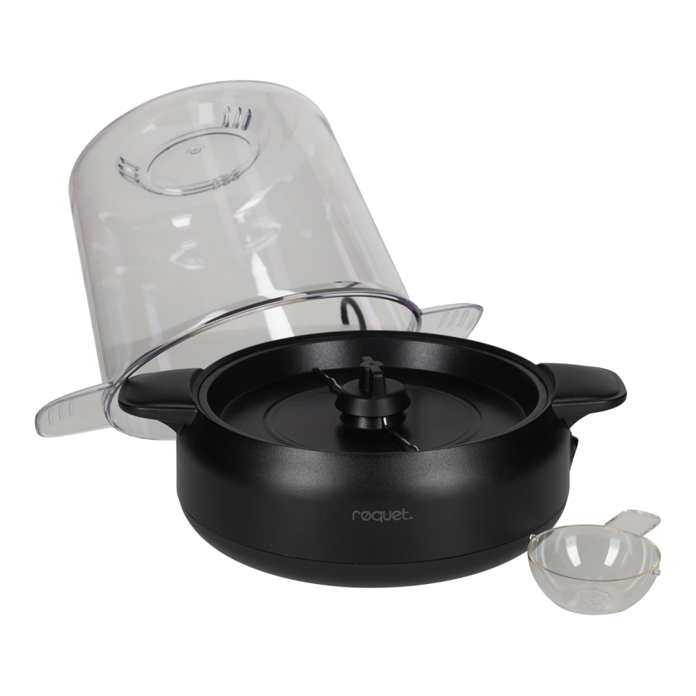 RØQUET Popcorn Maker Zwart