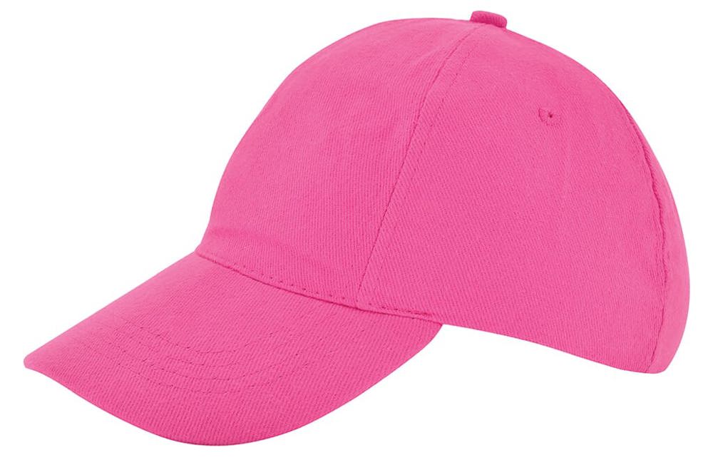 Nilton's Kinder Brushed Promo Cap, 260 g/m² - Roze (PMS 212c) / Roze