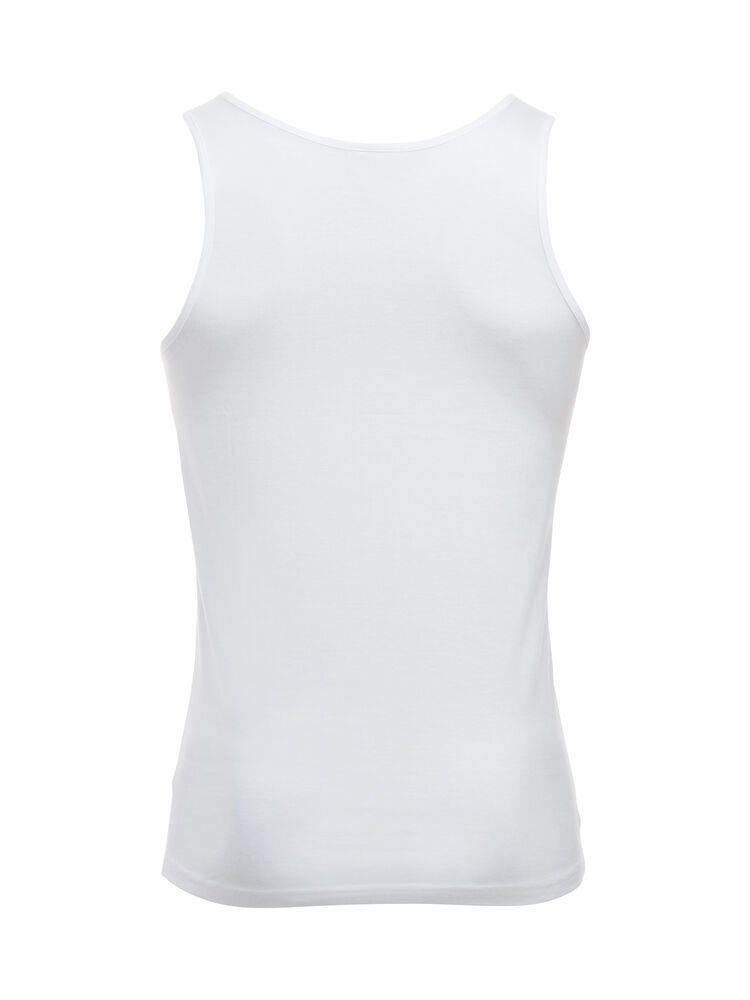 Clique - Classic Tanktop Wit 4XL