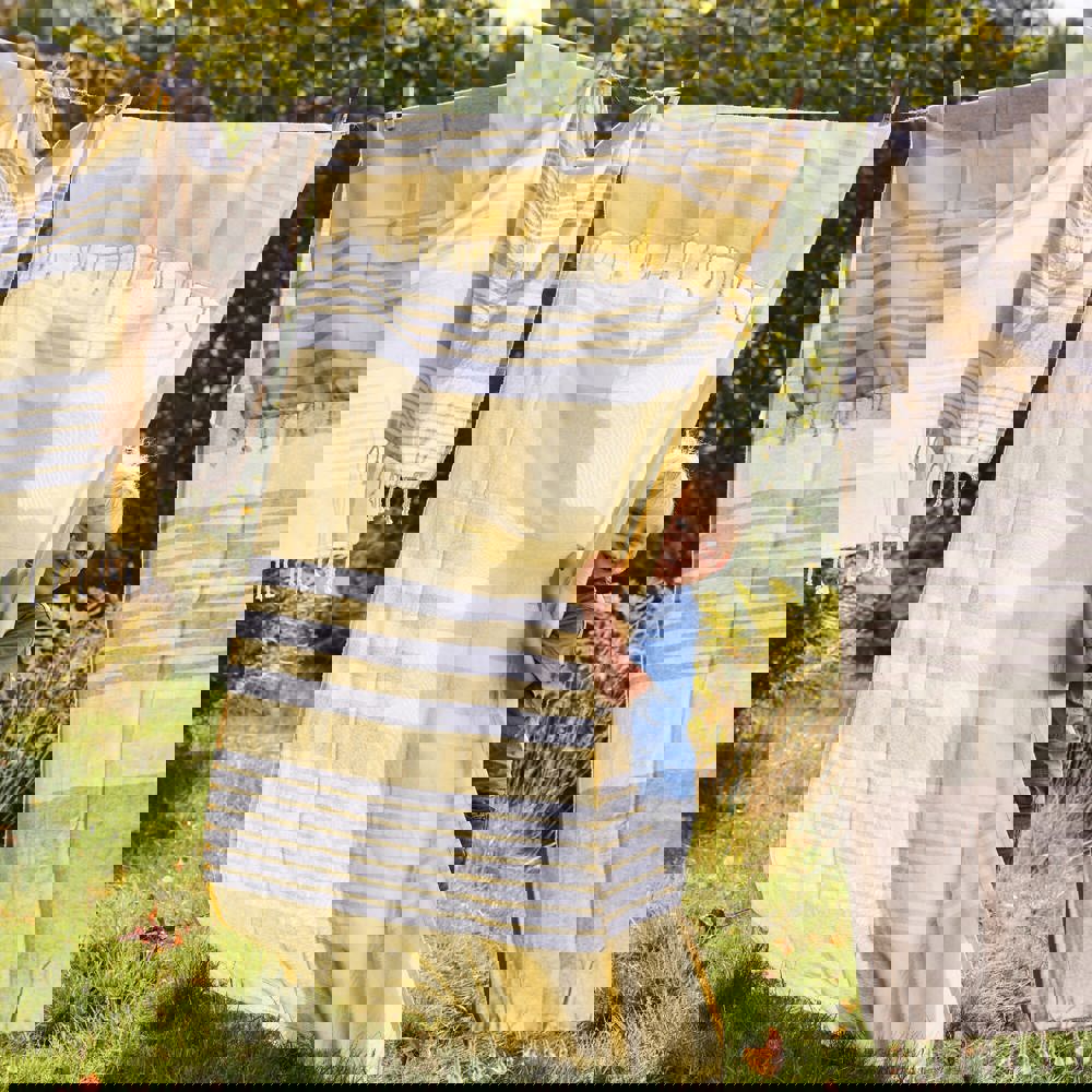 Sagaform Ella Hamamdoek biokatoen 145x250cm