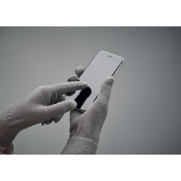 HANDNIT - Gebreide handschoenen van RPET