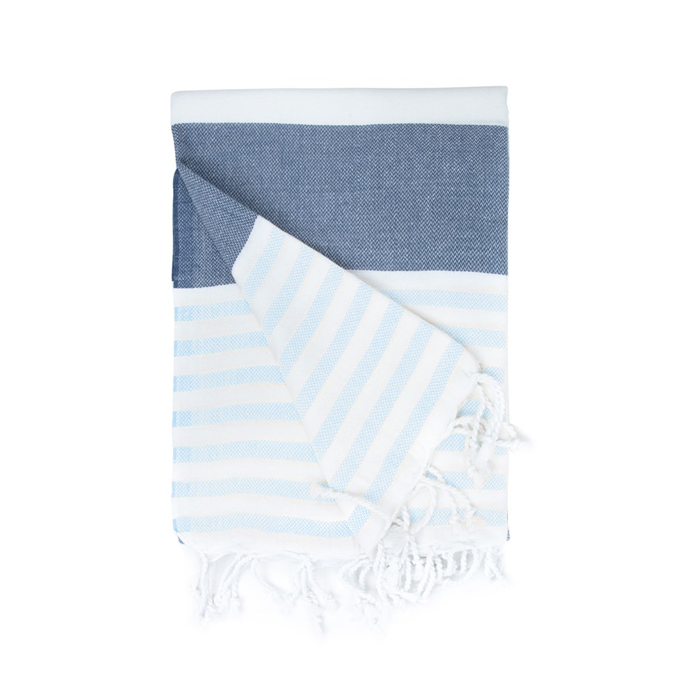 Hamam Marine - Marineblauw/lichtblauw