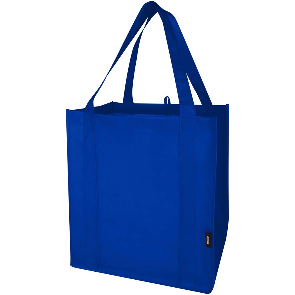 Liberty GRS gerecycled non woven draagtas met bodemplaat 29 l - Koningsblauw