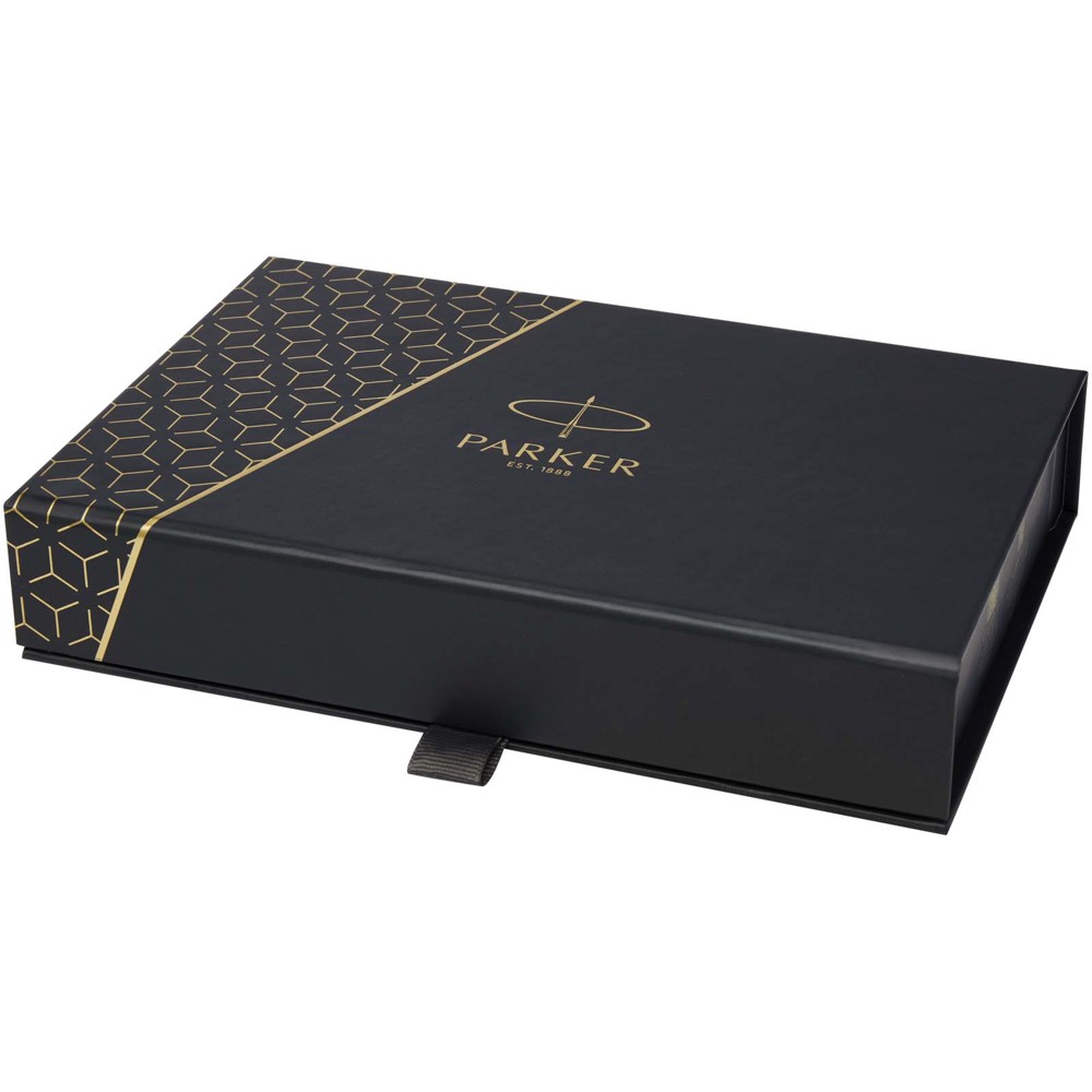 Parker IM Essentials rollerball- en balpen-set - zilver