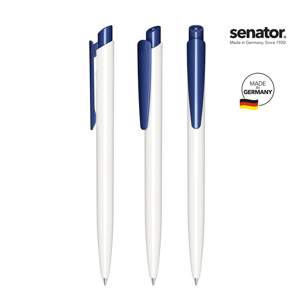 senator® Dart Polished Basic  retractable pen - blauw 2757