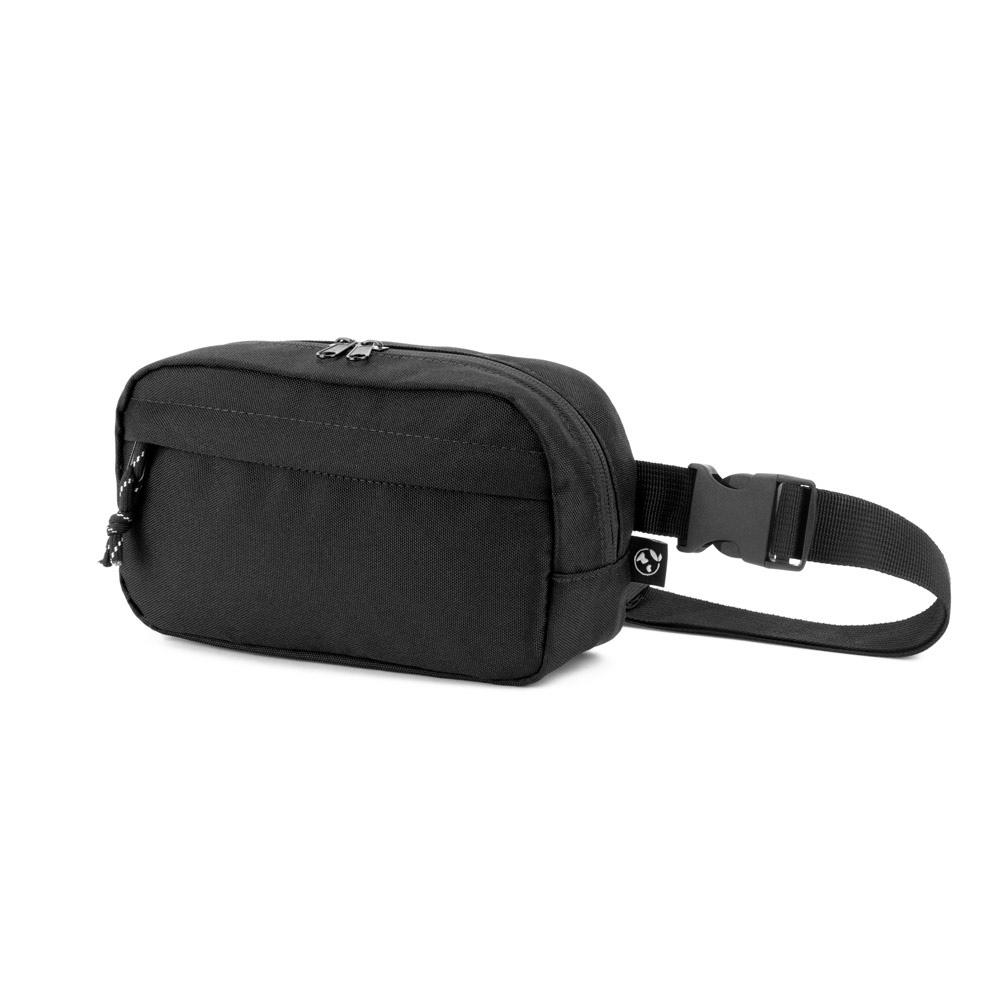 MYKONOS. Heuptas van 600D gerecycled polyester en voering van 210D gerecycled polyester - Zwart