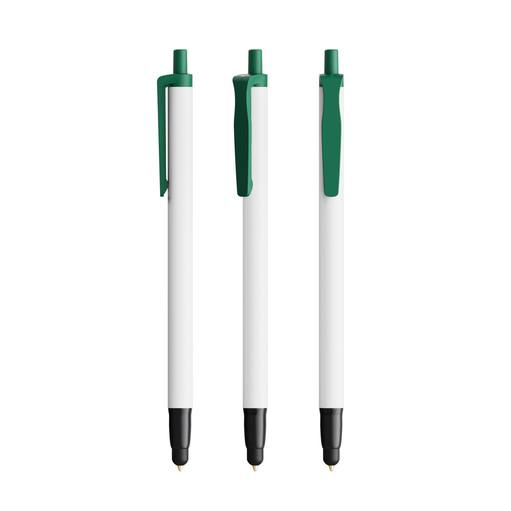BIC® Clic Stic Stylus Ecolutions® Balpen - Donkergroen Gerecycleerd Zwarte Inkt