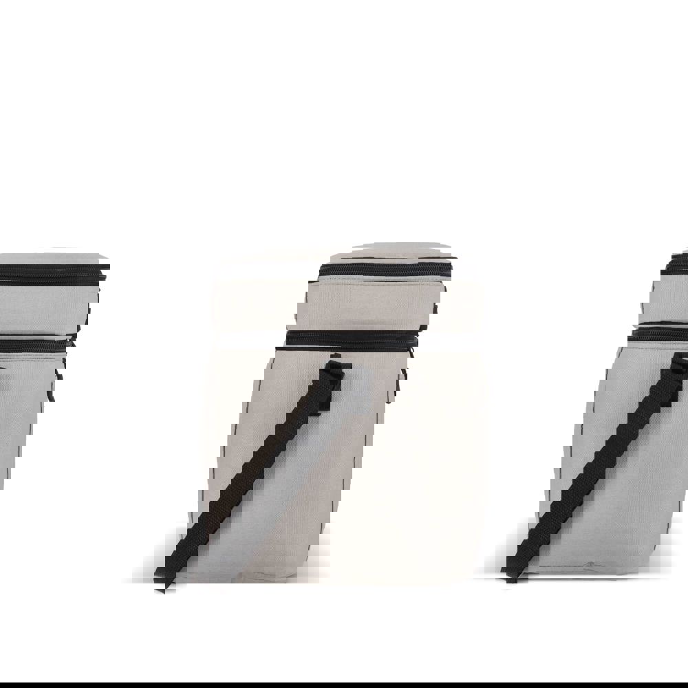 600D gerecycled PET koeltas met twee vakken 30 x 20 x 25 cm 12 L