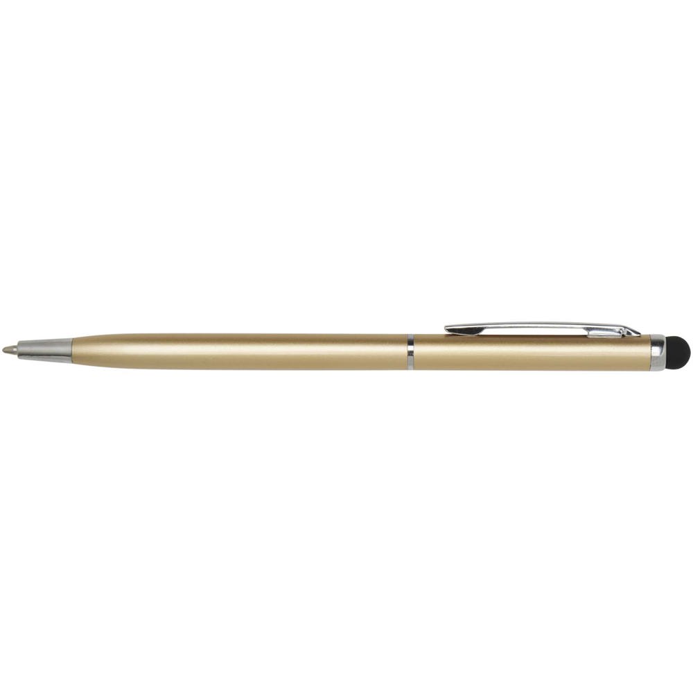 Ore aluminium balpen met stylus (blauwe inkt)