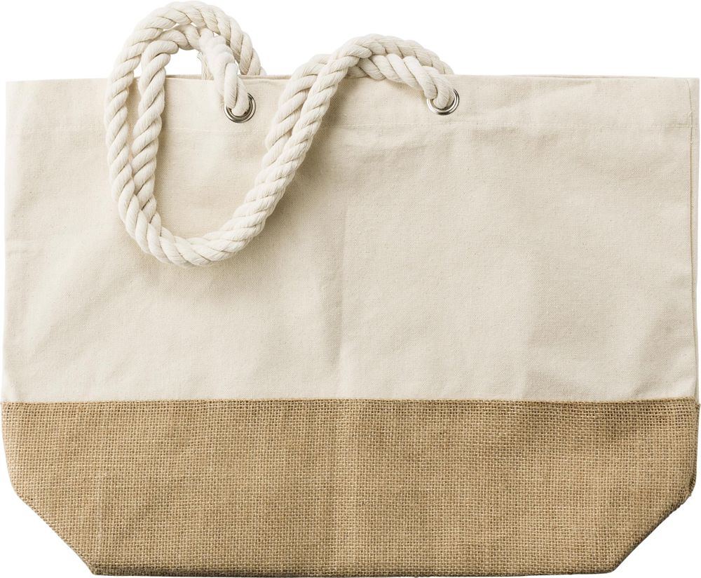 Boodschappentas Diego | Katoen 280 g/m² | Jute bodem